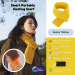 Smart Electric Heating Scarf Unisex, perfect for staying warm during overseas winter travel with quick heating