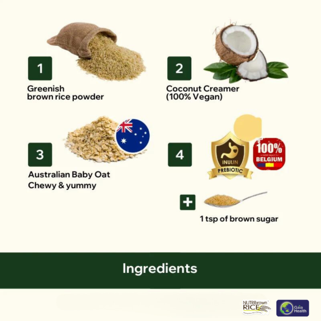 Shop NutriBrownRice® Oat Added with Prebiotic | Heart-Healthy Breakfast Drink