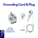 Earthing Cord (4.6m) & Safety Grounding Plug (UK/SG) | Grounding Accessories
